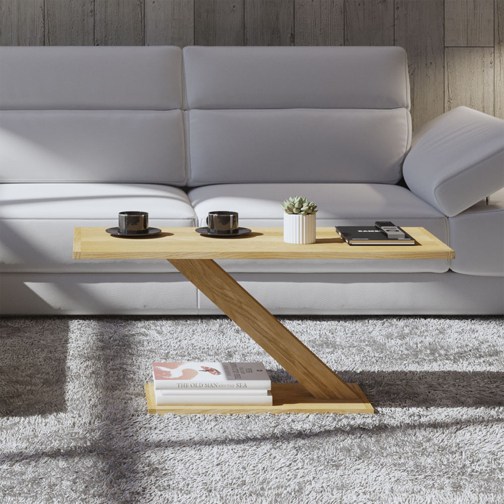 Z Modern Coffee Table 100% solid oak