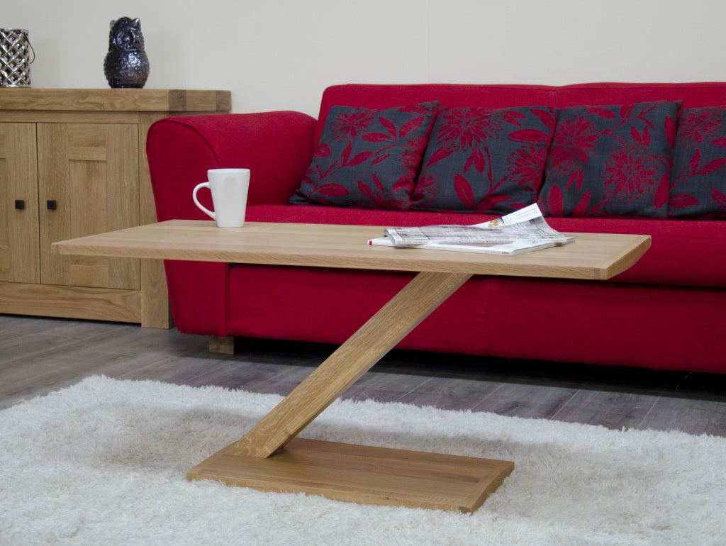 Z Modern Coffee Table 100% solid oak