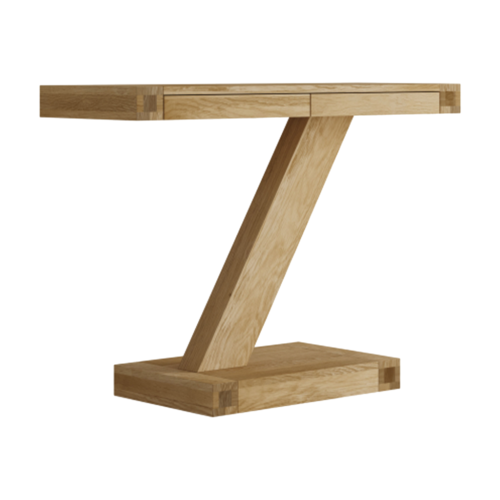 Z Modern Console Unit 100% solid oak