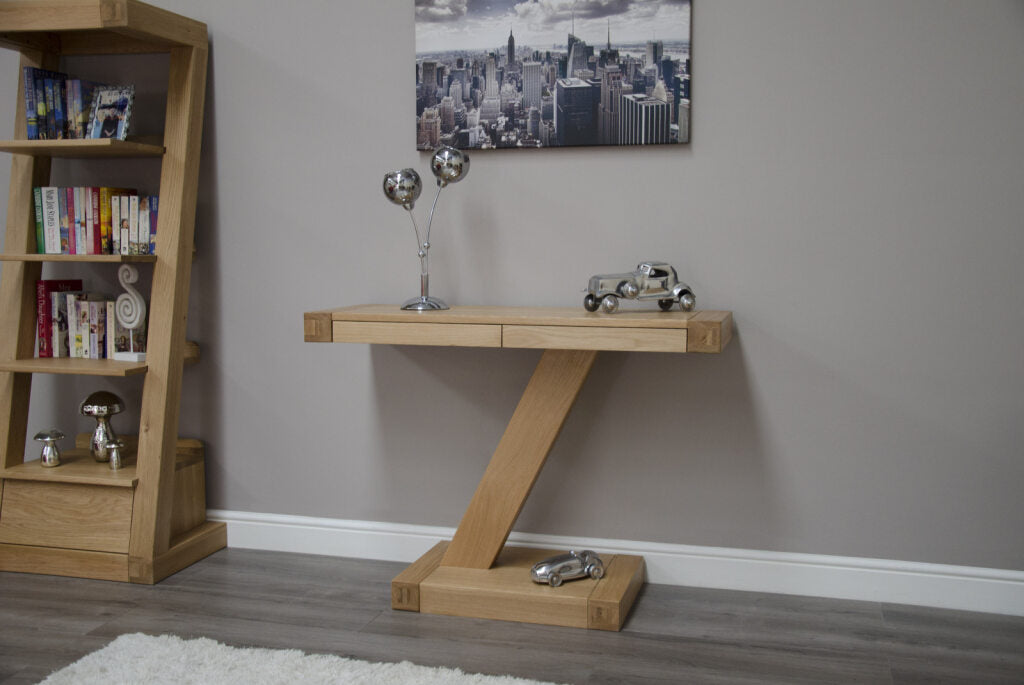 Z Modern Console Unit 100% solid oak