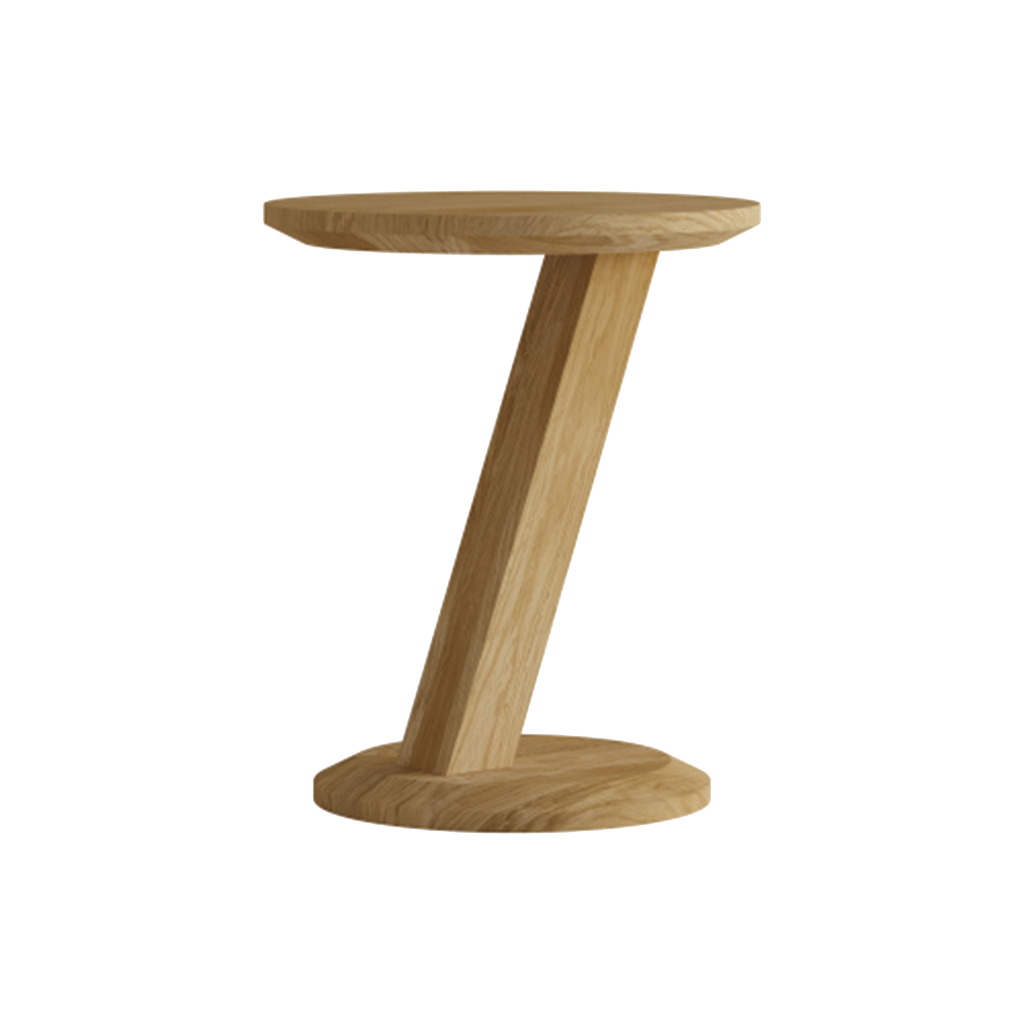 Z Modern Lamp Table 100% solid oak