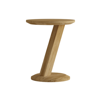 Z Modern Lamp Table 100% solid oak