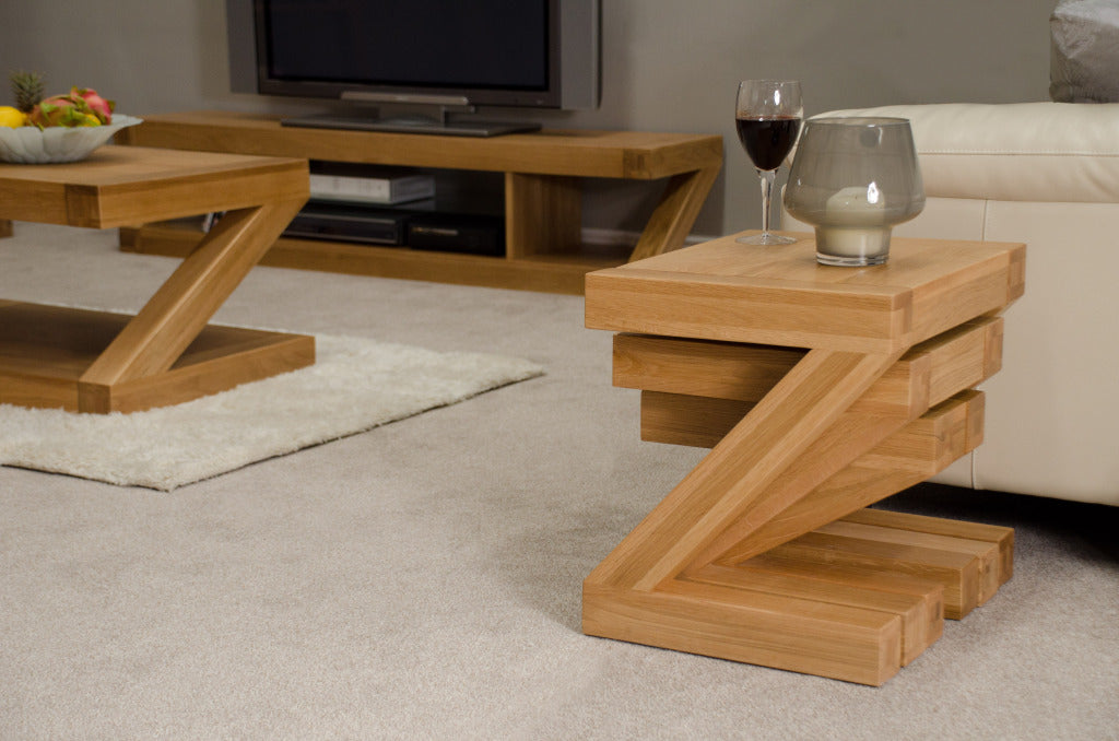 Z Nest of Tables 100% solid oak