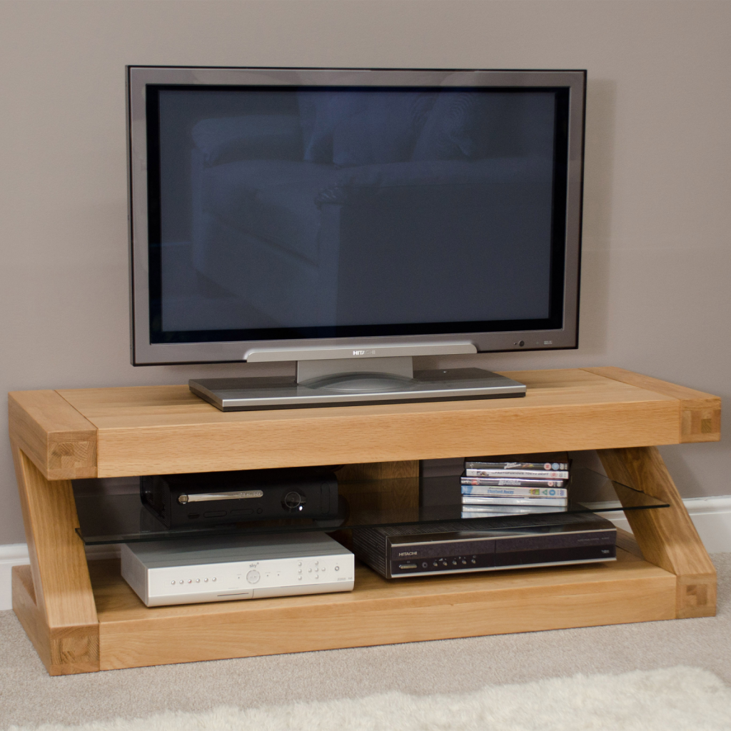 Z Plasma TV Unit 100% Solid Oak