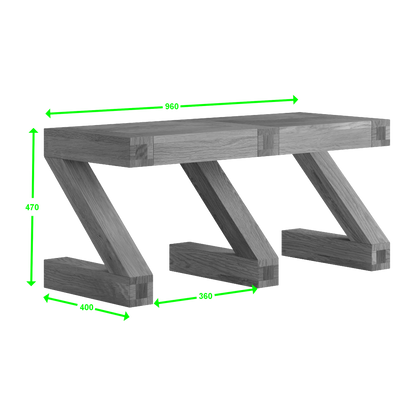 Z Small Bench 100% solid oak