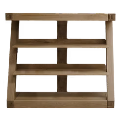 Z Small Bookcase 100% solid oak