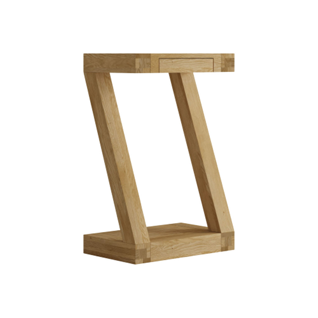 Z Small Console Table 100% solid oak