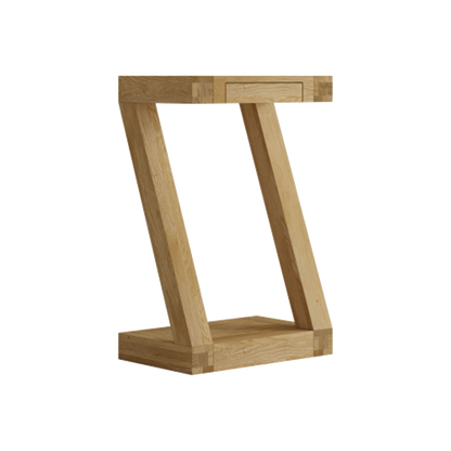 Z Small Console Table 100% solid oak