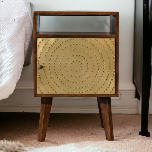 Zen Bedside. 100% Solid Mango Wood