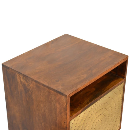 Zen Bedside. 100% Solid Mango Wood
