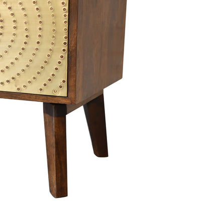 Zen Bedside. 100% Solid Mango Wood