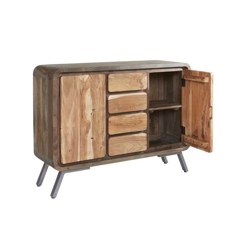 Aspen Large Sideboard 100 % Reclaimed Metal and Wood