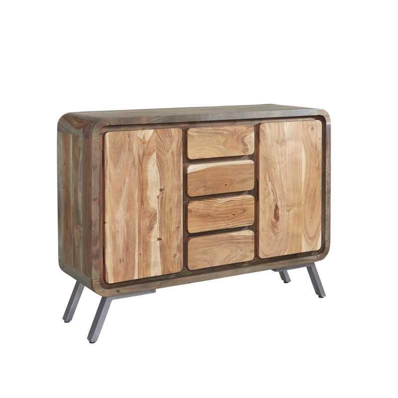 Aspen Large Sideboard 100 % Reclaimed Metal and Wood