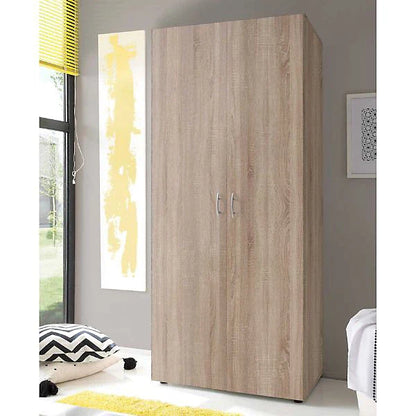 Base 2 Door Hinged Wardrobe. 3 Colours Available