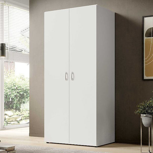 Base 2 Door Hinged Wardrobe. 3 Colours Available
