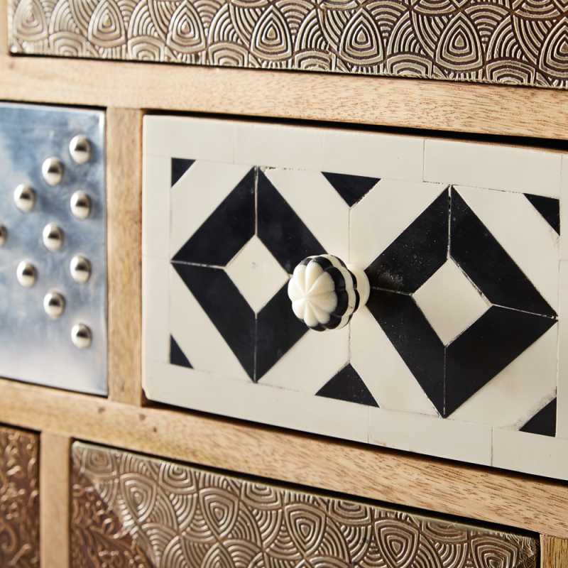 Sorio 14 Drawer Chest 100% Reclaimed Wood