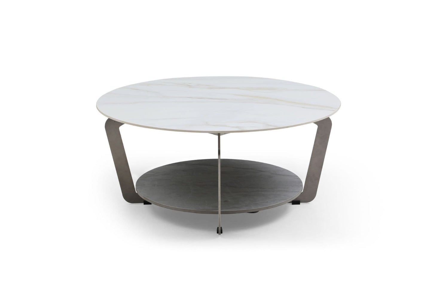 Laura Round Sintered Stone Coffee Table