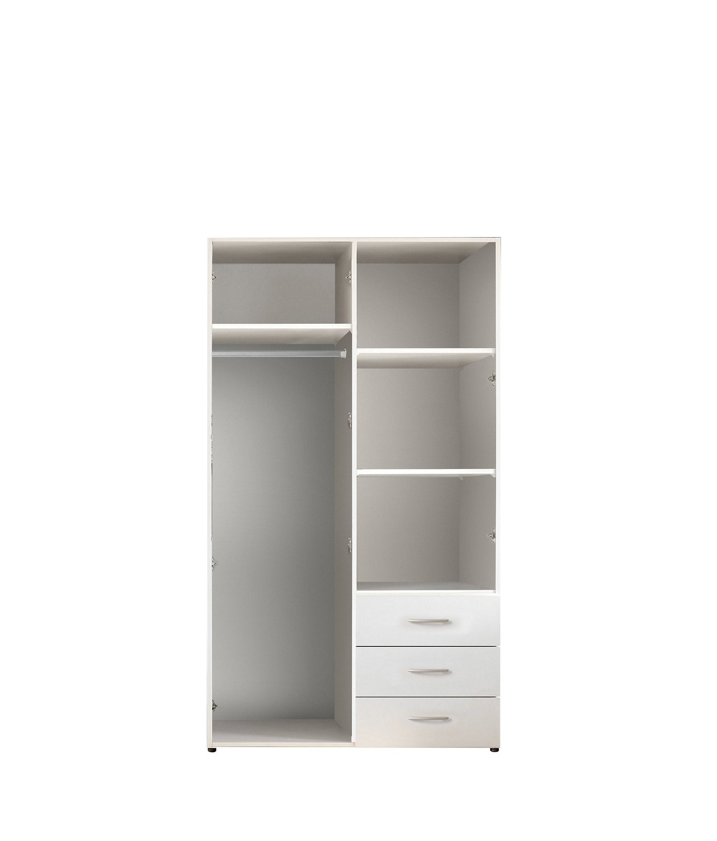 Harry 2 Door Wardrobe 100cm. White