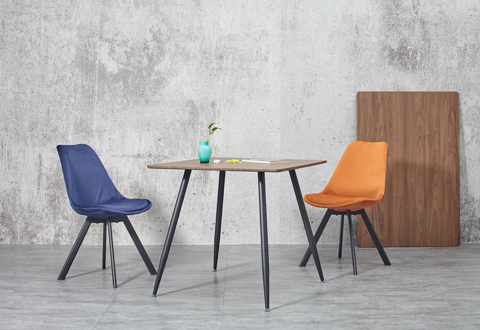 Mmilo Velvet Tulip style Dining Chair Set of 4. 7 colour options