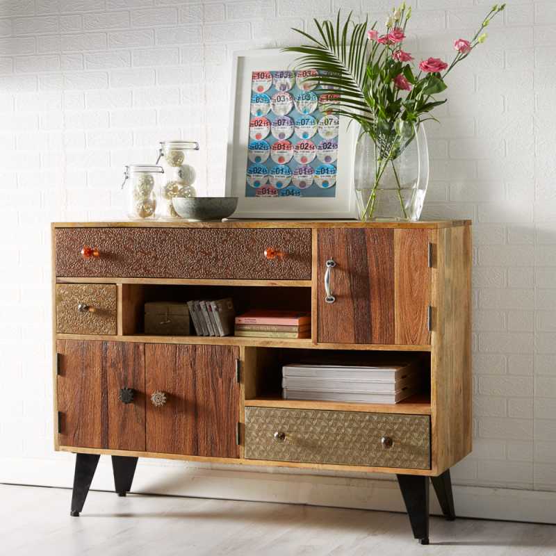 Sorio Large Sideboard 100% Recycled Wood