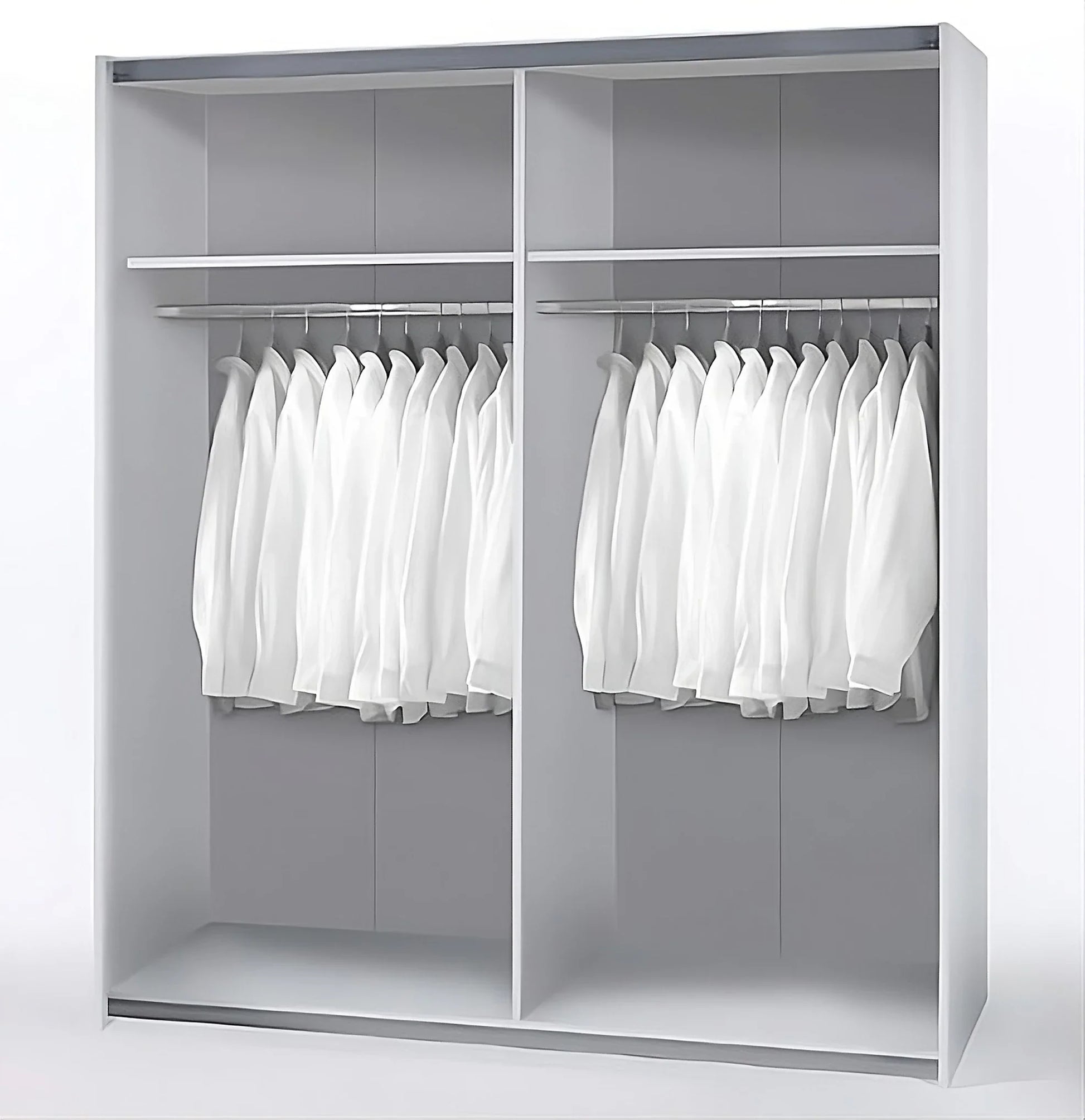 Time Sliding Door Wardrobe 170cm. White Matt or Wild Oak