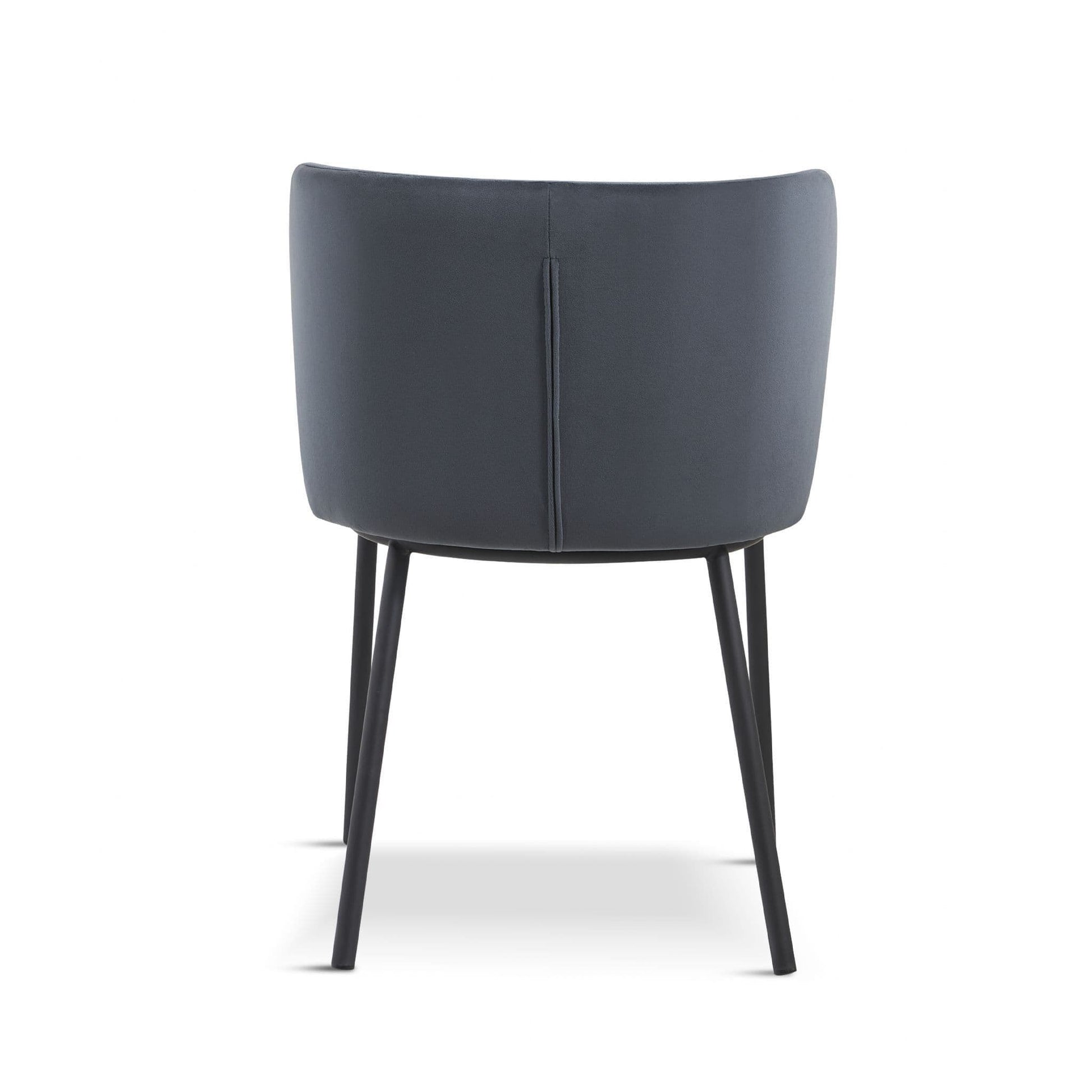 Mandy Velvet Grey Dining Chair (Sold in Pairs)
