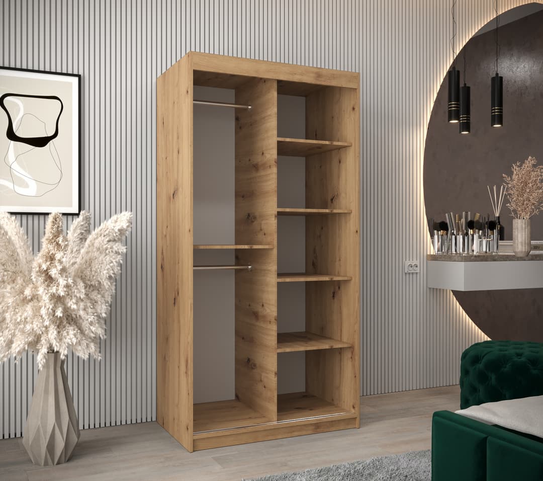 Verona 04 Sliding Door Wardrobe 100cm