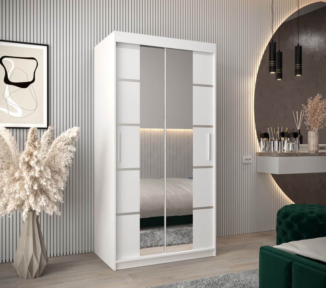 Verona 04 Sliding Door Wardrobe 100cm