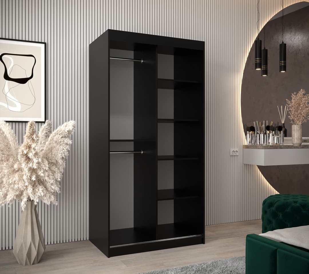 Tokyo II Sliding Door Wardrobe 100cm