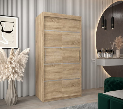 Verona 01 Sliding Door Wardrobe 100cm