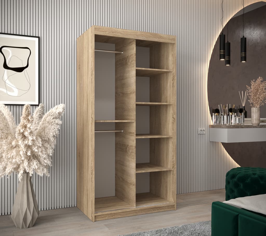 Elypse Sliding Door Wardrobe 100cm