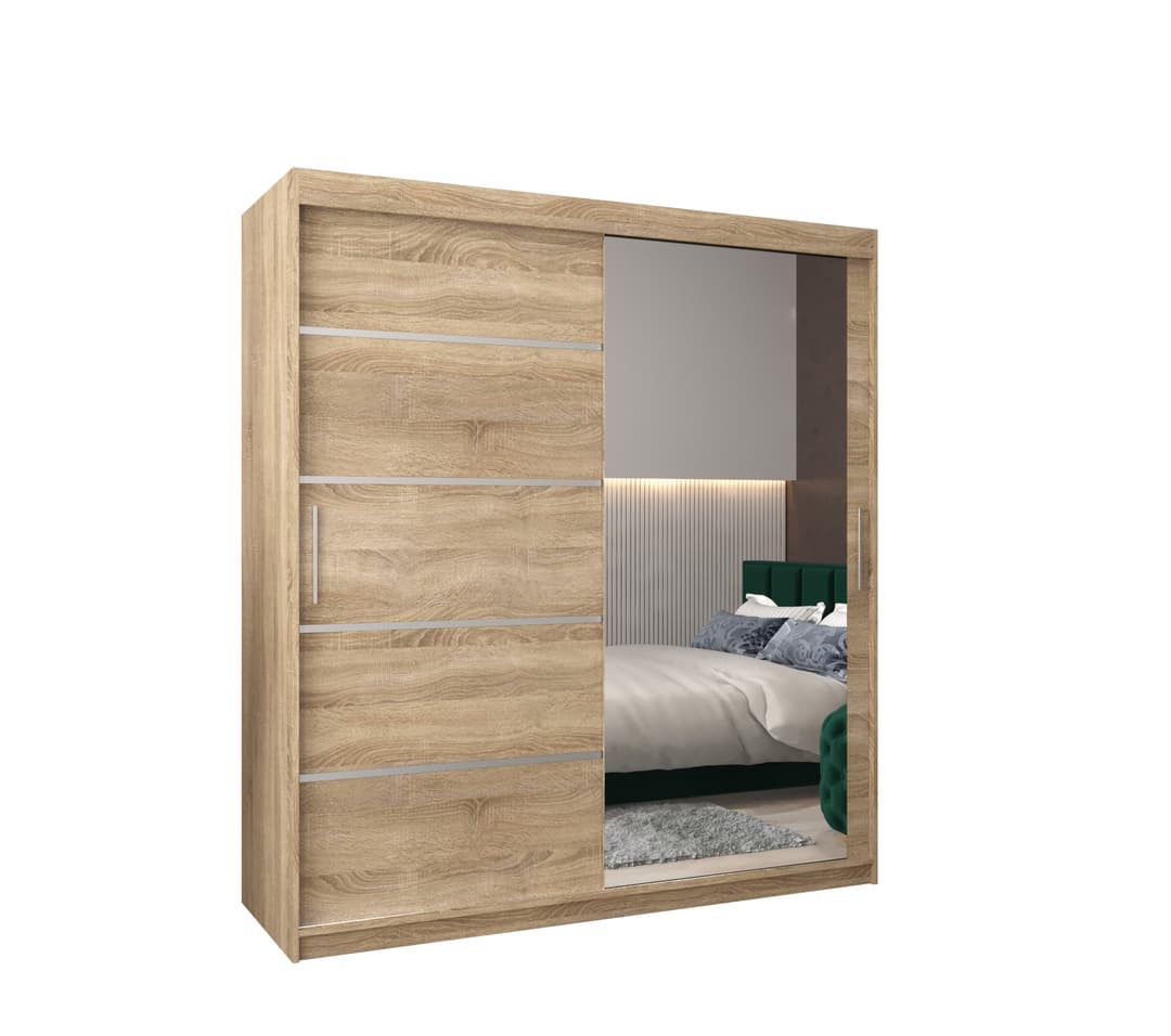 Verona 02 Sliding Door Wardrobe 180cm