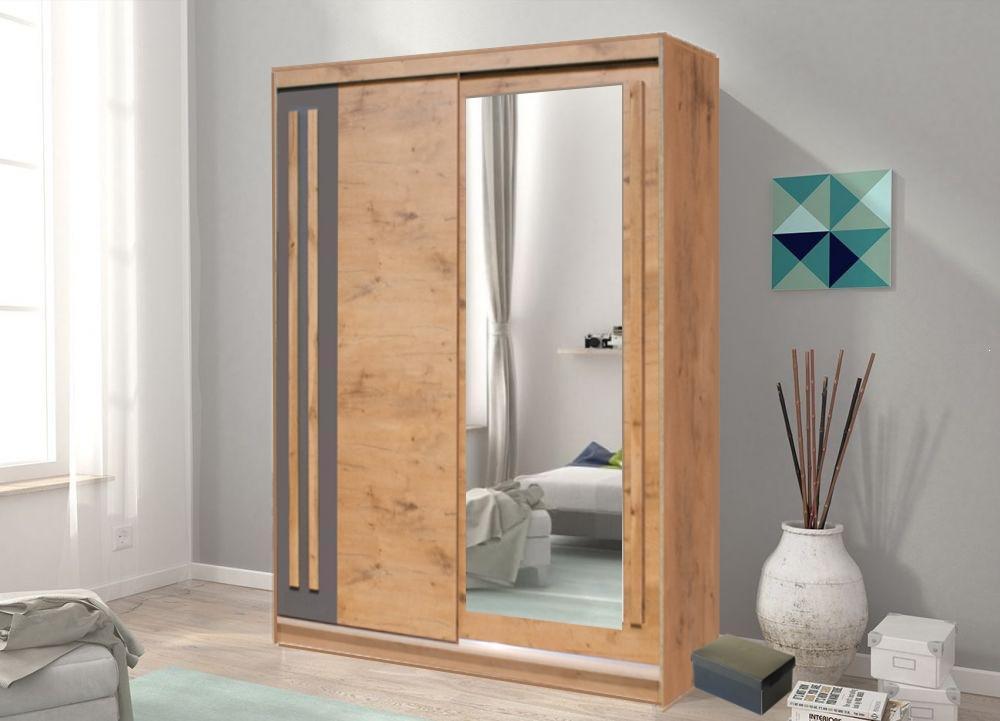 Effect 2 Sliding Door Wardrobe 175cm