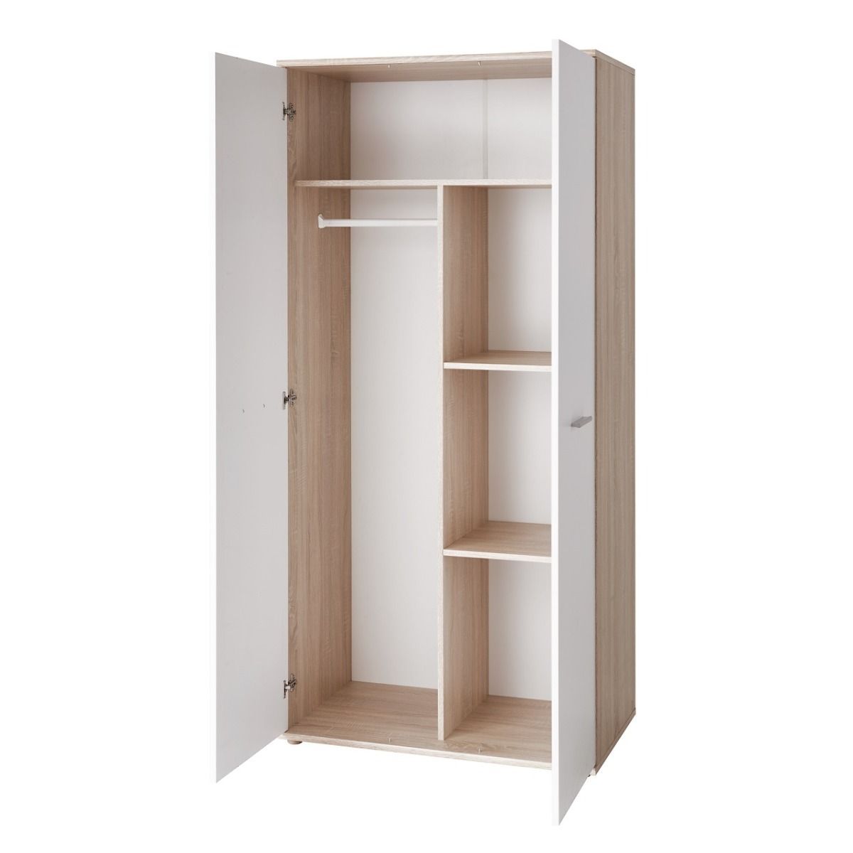 Dino DI-03 Wardrobe White Matt & Oak Sonoma