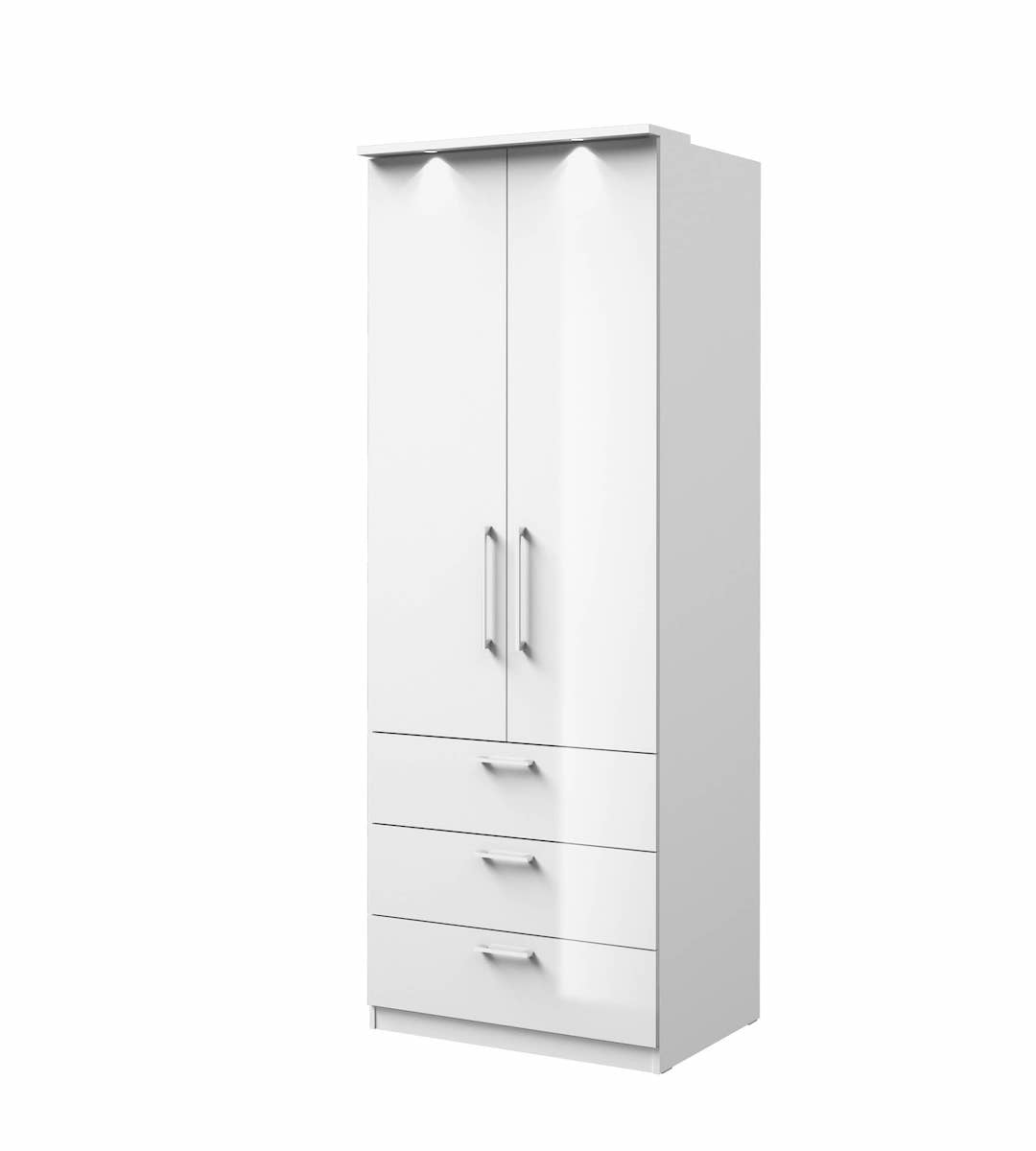 Optima 68 - 2 Door Wardrobe white oak artisan