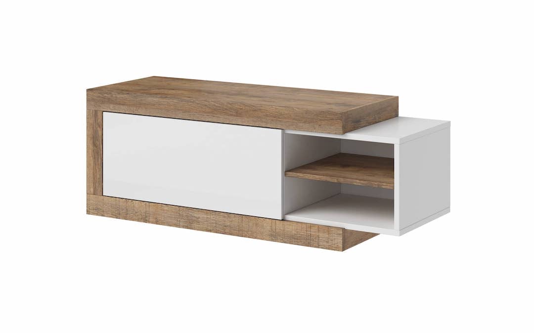 Sintra 99 Coffee Table Oak Sandal & White 