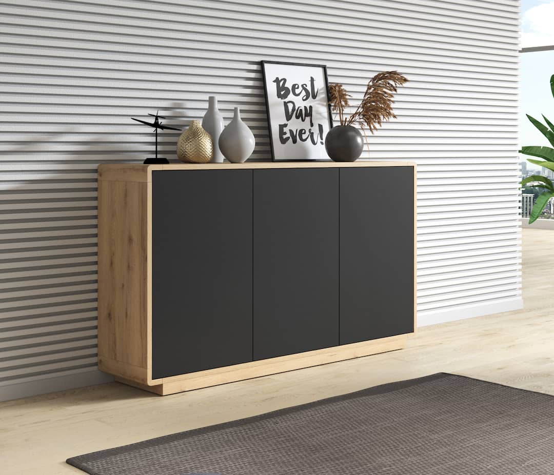 Aston 43 Sideboard Cabinet black