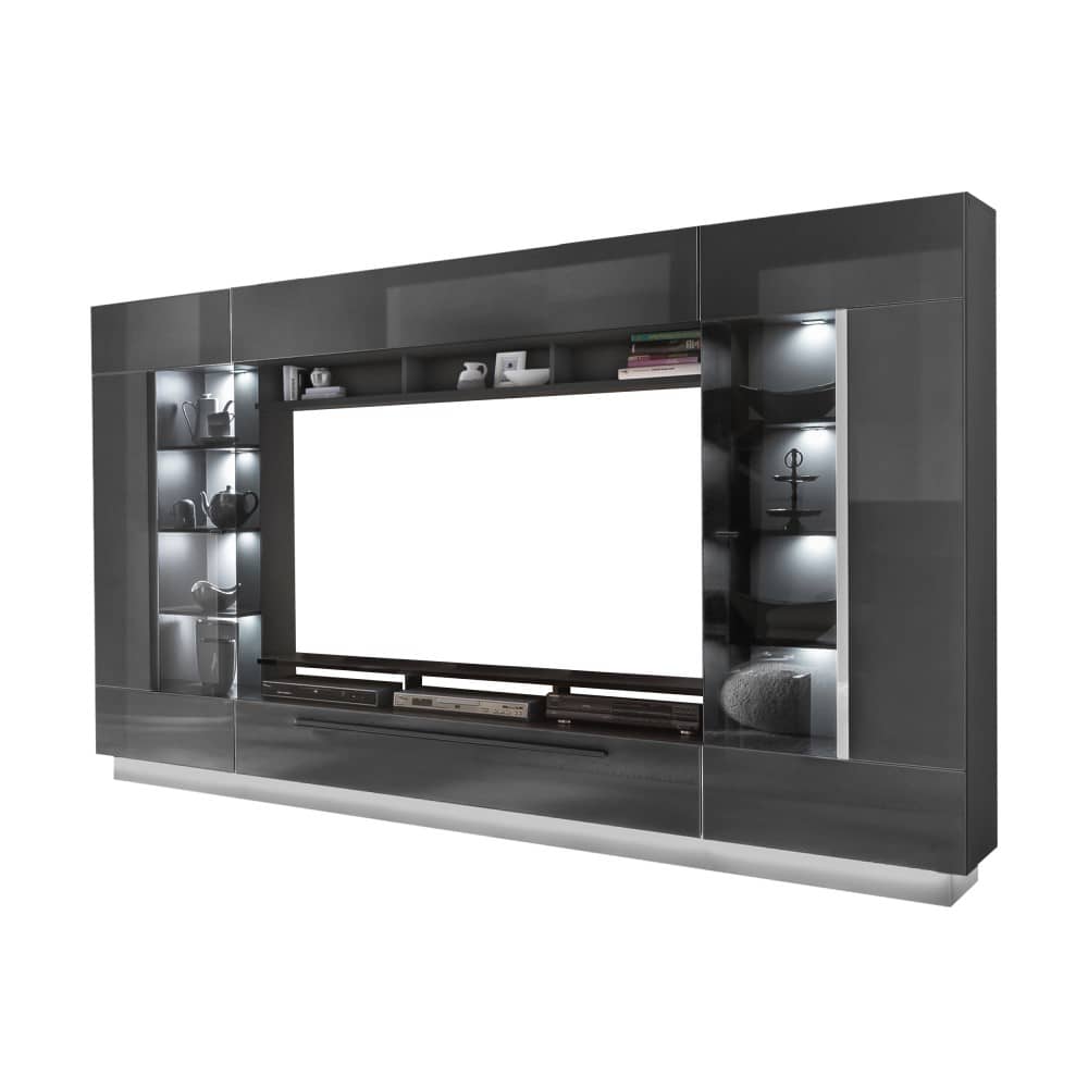 Denira VA03 Wall Entertainment Unit graphite grey