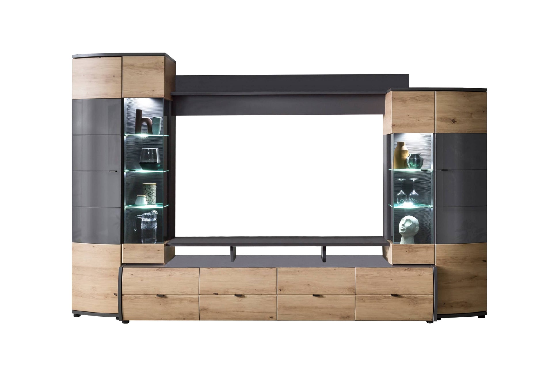 Flori VA Entertainment Unit oak artisan