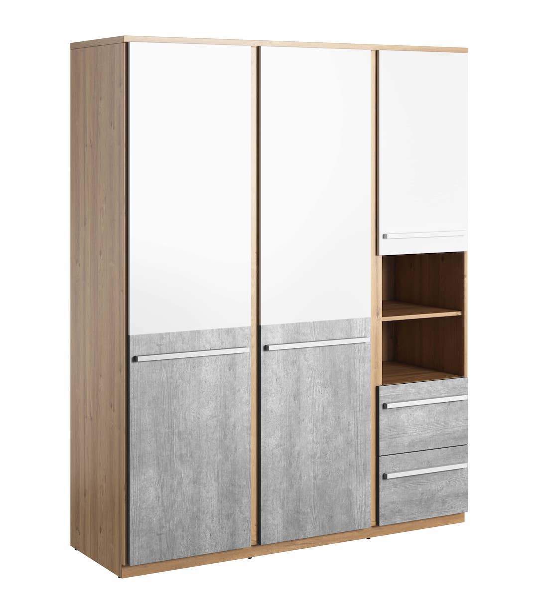 Plano PN-01 Wardrobe 150cm white matt