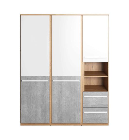 Plano PN-01 Wardrobe 150cm white matt