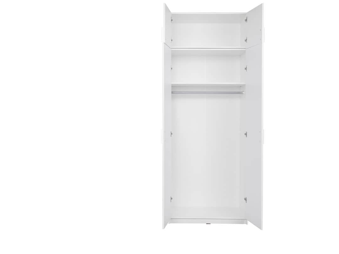 Alpin Hinged Door Wardrobe 92cm Alpine White