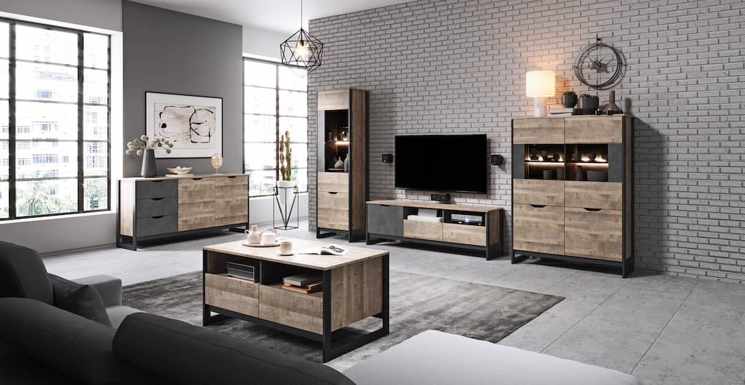 Arden Sideboard Cabinet 161cm Oak Grande & Matera