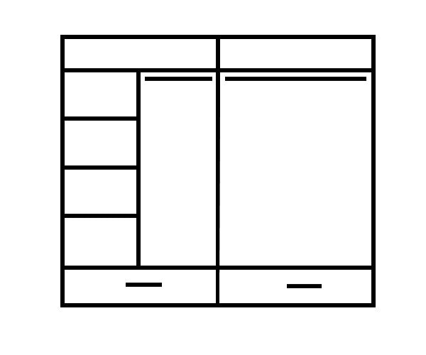 Arti AR-05 Sliding Door Wardrobe 200cm