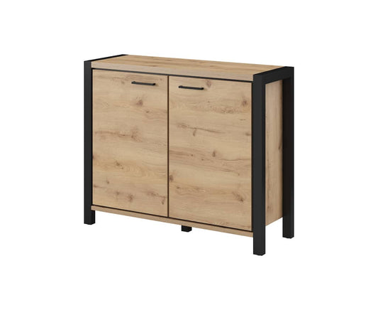 Aktiv 45 Sideboard Cabinet 112cm Oak Taurus & Black Matt