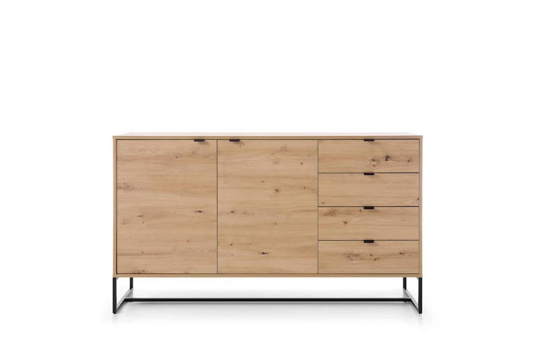 Amber Large Sideboard Cabinet Oak Artisan
