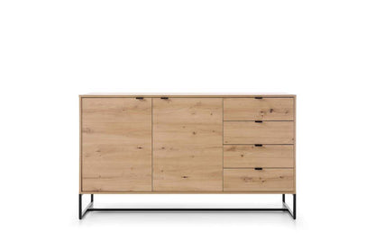 Amber Large Sideboard Cabinet Oak Artisan