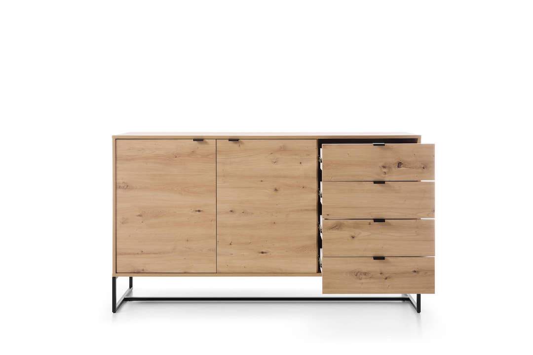 Amber Large Sideboard Cabinet Oak Artisan