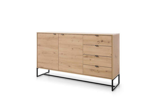 Amber Large Sideboard Cabinet Oak Artisan