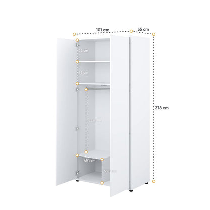 Bed Concept BC-20 Hinged Door Wardrobe 101cm